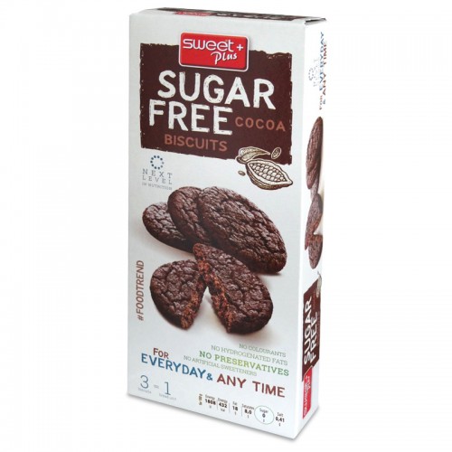 Бисквити без захар Sweet+ Какао Бисквити без захар Sweet+ Какао