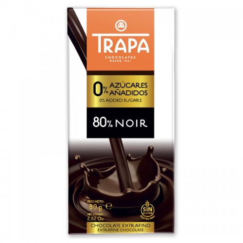 Шоколад Trapa - тъмен, 80% какао Шоколад Trapa - тъмен, 80% какао