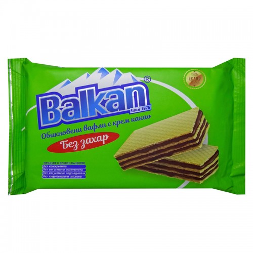 Вафли Балкан, без захар - Какао Вафли Балкан, без захар - Какао